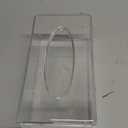 Square Clear Acrylic Tissue Box, Box Covers Rectangular, Bathroom Facial Napkin Box Holders, Table Clear Dryer Sheet Dispenser for Bathroom, Kitchen and Cars