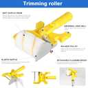 30PCS Paint Roller Kit with Extension Pole-2 to 4 FT, Wall Painting Supplies with Paint Edger Roller Brush 12",House Painting Set with Rainsuit & Drop Cloth for Home|Office|Shop Professional Painting
