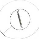 Washing Machine Door Ring, Clamp for Whirlpool Maytag Kenmore Washer Boot Steal Retaining Ring Replacement Part, for Kenmore HE5T HE4T, Replaces W10003490,WP8182211,8181664, PS11765855,W10902779