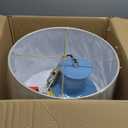 JONATHAN Y JYL4026L Julian 29" Traditional Classic Ceramic Urn LED Table Lamp for Bedroom, Living Room, Office, College, Book Case, Nightstands and Coffee Table, Blue/Beige