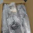 AMAGABELI Garden & Home 5 Pcs Fireplace Tools Set 31 Inch Indoor Black Handle Wrought Iron Large Fire Tool Accessories Set Holder Outdoor Fireset Modern Fire Pit Stand with Poker Brush Shovel Tong