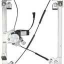 Front Driver Side Power Window Regulator with Motor Replacement for Ford F150 2004 2005 2006 2007 2008 (Standard or Crew Cab), 06 07 08 Lincoln Mark LT, Left, 741-428