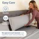 Split King Size 5 Piece Sheet Set - Comfy Breathable & Cooling Sheets - Hotel Luxury Bed Sheets for Women & Men - Deep Pockets, Easy-Fit, Soft & Wrinkle Free Sheets - Light Grey Oeko-Tex Bed Sheet Set