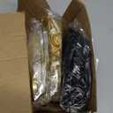 RUBFAC 130pcs Black and Gold Balloons, Black Metal Gold and Metallic Confetti Gold Balloons for 2026 New Year Graduation Class Decorations Retirement Party Baby Shower Wedding Birthday Anniversary