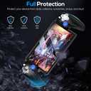 FYOUNG Protective Case for Playstation Portal, Silicone Soft Grip Cover Case Protector with Full Protection and Non-Slip Thumb Grips Accessories Kit for Playstation Remote Player (Black)