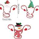 Holiday Wine Bottle Glass Holder Countertop Hold 1 Wine Bottle And 2 Glasses Kitchen Storage Rack Christmas Home