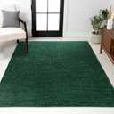 JONATHAN Y Haze Solid Low-Pile Emerald Indoor Area Rug 3x5, Coastal,Bohemian,Minimalist,Classic, Easy-Cleaning for Living Room,Bedroom,Kitchen,Pet Friendly,Non-Shedding (SEU100L-3), 2'11" x 5'