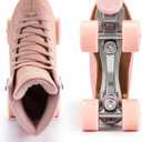 Roller Skates for Women/Youth with Height Adjustable stoppers Retro Quad Roller Skates for Outdoor and Indoor, US 