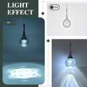 LED Pendant Light Kitchen Island Jellyfish Crystal Pendant Lights Dimmable Chrome Modern Hanging Light for Bedroom Bathroom Living Room 6000K Cool White, 1 Pack
