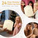 Glam Code Makeup Advent Calendar, 24 Days Beauty Birthday Gift Set for Teen Girls - Birthday Countdown Calendar Beauty & Cosmetics Holiday Surprise Make Up Gift Kits
