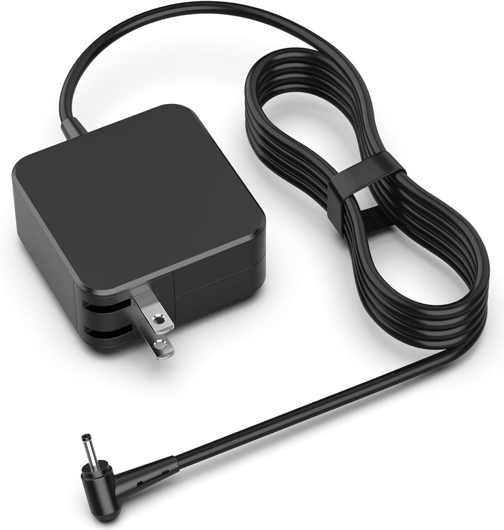 19V 65W Charger for LG Gram Laptop 17 16 15 14 13 Inch - VUOHOEG AC Adapter Power Supply for 17Z990 15Z980 14Z970 13Z990 15Z960 - [3.0mm*1.1mm Tiny Tip] - Compatible with 48W 40W (NOT USB-C)