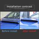 CHEAYAR Front Hood Scoop Grille Grille Cover Compatible with Subaru WRX 2022 2023 2024 2025, Front Hood Vent Air Grille Cover Engine Vent Protection Cover WRX Accessories(Black)
