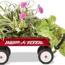 Radio Flyer Mini Classic Red Wagon for Kids, 16.5" Toy Wagon For Kids Aged 1.5+, Play-Size Version of the Classic, Durable Rolling Wheels & Steel Body, Working Handle, For Toys, Crafts & Gift Displays