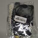 1920s Flapper Headpiece Roaring 20s Headband Fascinators Feather Hair Accessories Tea Party Hat Dress up (Black - Flapper Costume Accessories Kit 6pcs)