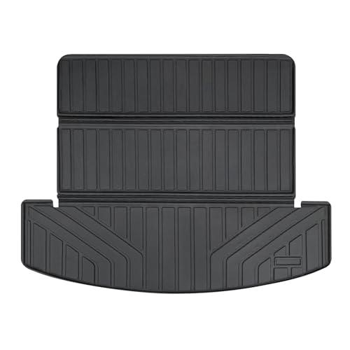 AltraVos Large Trunk Mat for All-New 2024-2025 Hyundai Santa Fe,TPE All Weather Protection Foldable Car Cargo Liners Odorless Anti-Slip Waterproof Interior can be Folded Accessories-Black