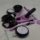 Liberry 2 in 1 Toddler Tricycle Age 2 3 4 Years Old, Kids Trike with Adjustable Push Handle, Bell & Basket, 3 Wheel Bike Riding Toy Birthday Christmas Gift for Girls Boys, Purple