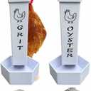 Chicken Oyster Shell Feeder and Grit Feeder Combo/Can be Suitable for Baby Chick, Duck, Turkey Feeders