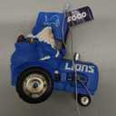 NFL Team Logo Santa Riding Tractor Holiday Christmas Tree Hanging Ornament (One Size)