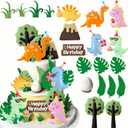 20 PCS Little Dino Birthday Cake Decoration Dinosaur Cake Decoration Little Dinosaur Birthday Party Supplies Dinosaur Party Favors Dinosaur Cake toppers