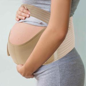 Pregnancy Belly Band, Breathable Belly Support Brace, Pregnancy Support Belt, Lightweight Abdominal Binder, for Abdomen, Flesh Color, X-Large, 1 Set