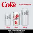 Diet Coke Soda Soft Drinks, 12 fl oz Fridge Pack Cans, 12 Pack - Cola Flavored Diet Soda Soft Drinks
