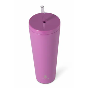 Manna Axel Tumbler & Straw 26oz Purple Stainless Steel New Cup Sealed