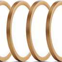 Wembanma 8Inch Low Profile Ceiling Light, 15W 1200LM 5CCT Ultra Thin Surface Mount Light for Wet Location, No Flicker and Dimmable Flush Mount Lighting, 8 Inch 4Pack Gold