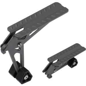 COWVIE Foldable Car Door Step Stand Pedal - Access to Vehicle's Top Roof Both Feet Stand Pedal Ladder for Most SUV Truck Jeep Black