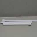 White Tension Curtain Rod for Windows 28 to 48 inch Adjustable Expandable Pressure Spring Curtain Rod No Drilling Curtain Rod for Bedroom Doorway Closet Door