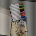 Worgree DIY Wooden Magnets, 36 pcs Wooden Art Craft Supplies Painting Kit for Kids Party Favors for Boys Girls Ages 4-8 8-12 Birthday Easter Crafts Gifts Toys Basket Goodie Bag Stuffers