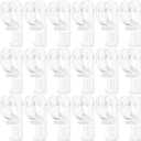 Luxshiny 30Pcs Transparent Curtain Hooks Roller Blind Chain Retainer Clips Beaded Chain Fixation for Window Shade Safety Easy Installation Home Office