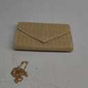 GOKTOW Straw Clutch Purse Raffia Rattan Summer Evening Bag Woven Beach Handbags for Women Wedding Vacation Travel Party 2025 (Nature)