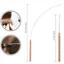 SIVOTE Professional Hair Extension Tools Kit Stainless Steel, Microlink & Itip Extensions Tool Kit, Rose Gold