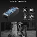 VHBW 42V 2A Electric Scooter Charger, Compatible with Hover-1 36V Battery Scooters (Highlander, Dynamo, Gambit, Helios & More), 5.52.5mm DC Round Plug, Not Compatible with 29.4V or 3-Prong/XLR Models