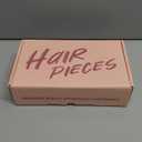 MY-LADY Human Hair Toppers for Women Real Human Hair with Bangs Thin 7 * 13CM Silk Base with Lace Clip in Remy Hairpieces 150% Density 16 Inch Dark Brown