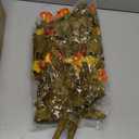 CISDUEO 2 Pcs Fall Flowers Artificial for Outdoors Decoration Fake Geraniums Yellow Faux Flowers for Outdoor Planters Realistic Faux Mums for Front Door Porch Autumn Garden Patio Balcony Yard Indoor