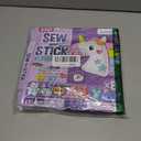 EZCRA Unicorn Sewing Kit for Kids - 8-in-1 Kids Sewing Kit - Easy to Do Craft Kits for Ages 4-8 - Sewing Crafts - Extra Felt Stickers for Decoration - No Mess with Full Instructions