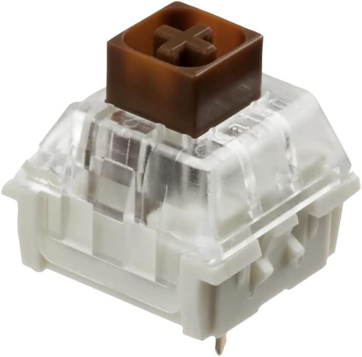 Ranked Kailh Box Key Switches for Mechanical Gaming Keyboards | Plate Mounted (Kailh Box Brown, 65 Pcs)