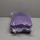 TAIMIT Purple Full Size Comforter Set - 7 Pieces, Bed in a Bag Bedding Sets with All Season Soft Quilted Warm Fluffy Reversible Comforter,Flat Sheet,Fitted Sheet,2 Pillow Shams,2 Pillowcases