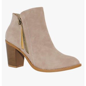 TRENDSUP Women's Fashion Side Zipper Booties 8,5