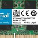 Crucial 8GB DDR4 2666 MT/s (PC4-21300) SODIMM 260-Pin Memory - CT8G4SFRA266