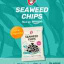2 x Seaweed Chips Original 1.23oz (35g) Tempura Chips | Crispy Korean Snack Made with Real Seaweed & Rice | Savory Crunch | Light, Gluten-Free Snack - Ofood (EXP 01/30/26)