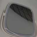 Gospire Rectangle Lighted Makeup Mirror with Magnification, 10X Magnifying Mirror with Lights 3 Color, Height Adjustable and 4000mAh Battery for Bedroom Bathroom, Large Surface for Women or Men- White