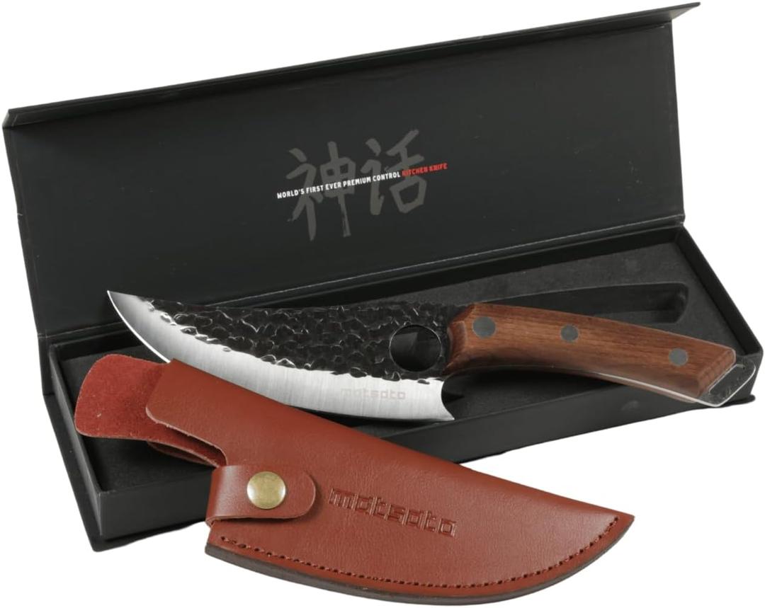 Chef Knife - Perfect Kitchen Knife with Premium Leather Sheath