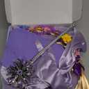 Meland Princess Dresses for Girls - Light Up Princess Costume for Little Girl, Halloween Costumes & Gift for Toddler Age 3-10 (5-6 Years)