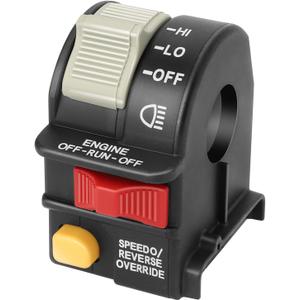 Handlebar Stop Headlight Light Switch for Polaris Sportsman-400/450/500/550/570/600/700/800/850/1000 Scrambler-850/1000 ATP-330/500 Scrambler-500 Magnum-330 Trail-Boss-330 Scrambler-400 Xplorer-250