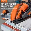 VEVOR Electric Concrete Saw, 16 in, 3200 W Motor Circular Saw Cutter