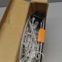 weillsnow 164FT 500 LED Halloween Lights, 8 Modes Waterproof Plug in String Lights for Halloween Indoor Outdoor Yard Party Wedding Garden Home Decorations (Purple & Orange)