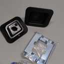 D-Lumina LED License Plate Lights with Clip Retainer Sockets for 2003-2018 Dodge Ram 1500 2500 3500 Pickup Truck, Smoked Lens Tag Lamp Powered by 18-SMD 6000K White with Load Resistors, Pack of 2