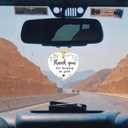 Gossby Gift for Teacher Women, Men - Thank You for Helping Me Grow Christmas Ornament - Appreciation, Thank You, for Teacher from Student - 2025 Xmas Tree Decor